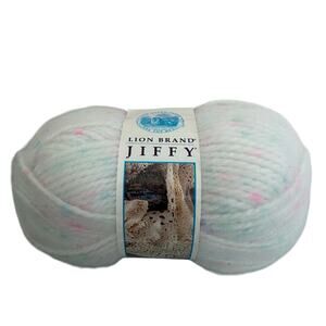 Lion Brand Jiffy 100% Monsanto Acrylic Faux Mohair Yarn Naples 2.5oz 1 Skein